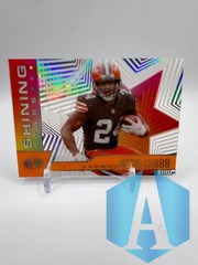 2021 Panini Illusions Shining Stars Orange #SS-5 Nick Chubb Cleveland Browns